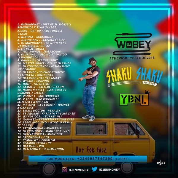 DJ Enimoney Shaku Shaku Therapy Mix Tracklist