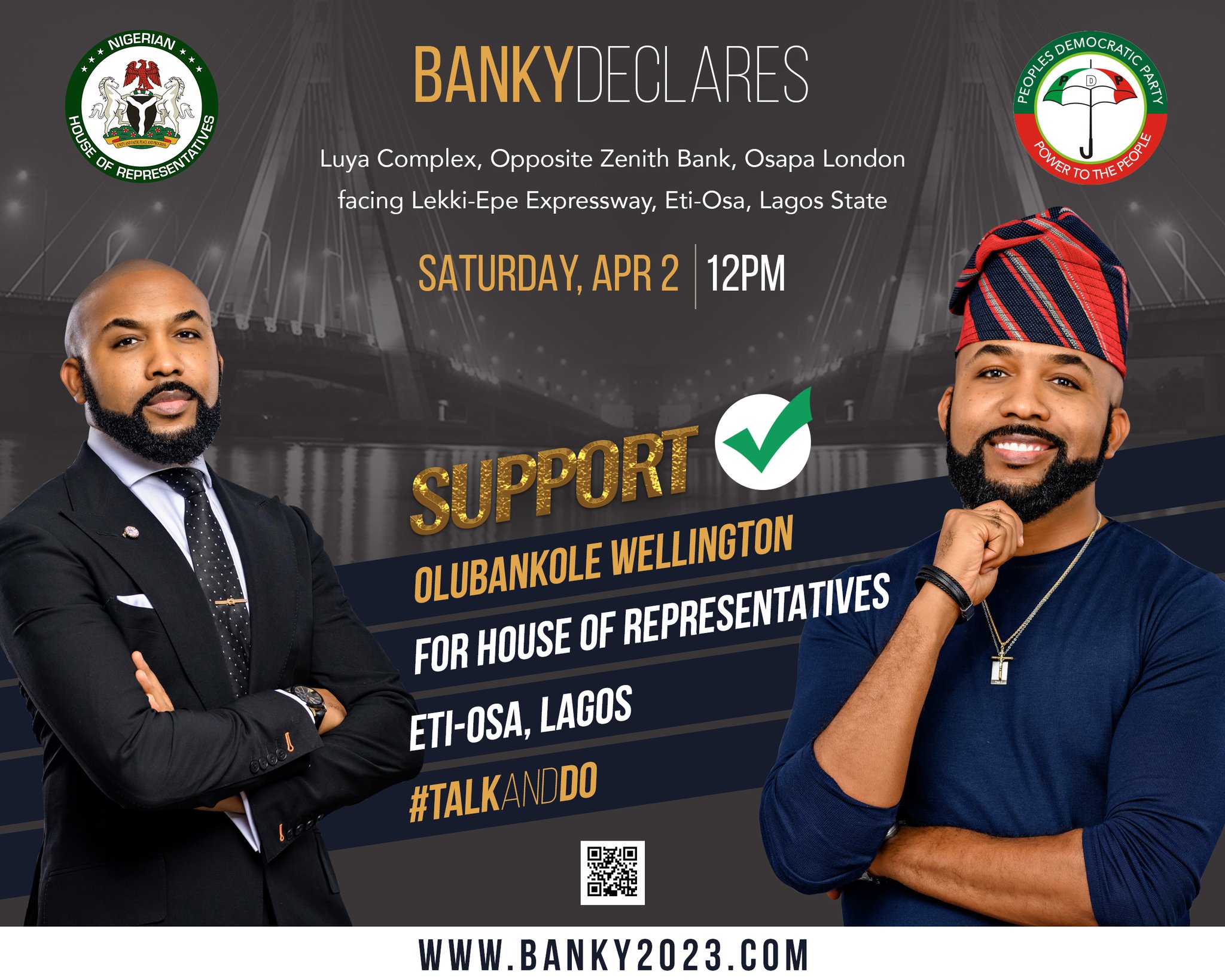 Banky W Runs for House of Representatives Under The PDP