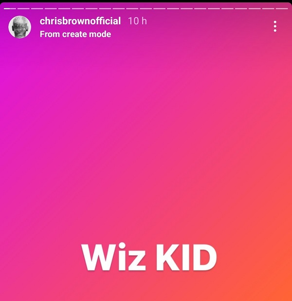 Chris Brown Wizkid Instagram