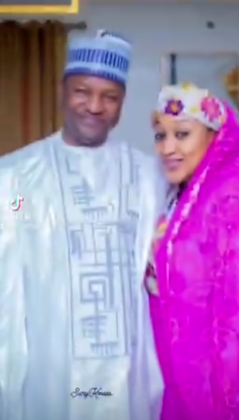 Photos of Attorney-General, Abubakar Malami and his new wife, Hadiza Buhari 