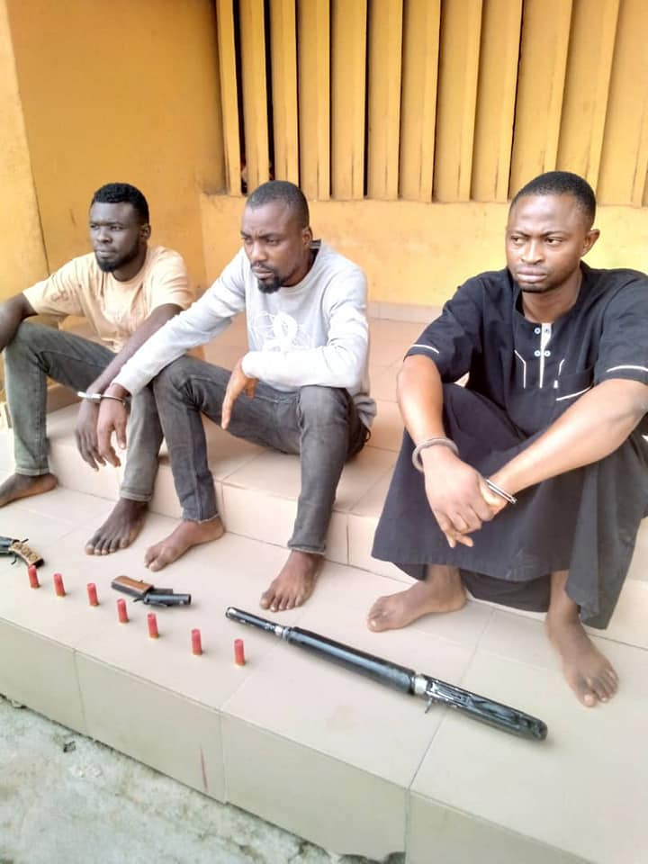Police arrest armed robbery suspects in Nasarawa, recover firearms and stolen vehicle 