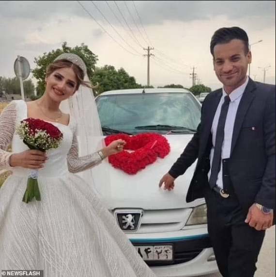 Bride is shot dead at her wedding during celebratory gunfire when stray bullet from guest hits her in the head