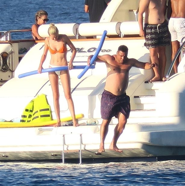 Brazil legend Ronaldo vacations with his girlfriend in Ibiza (photos)