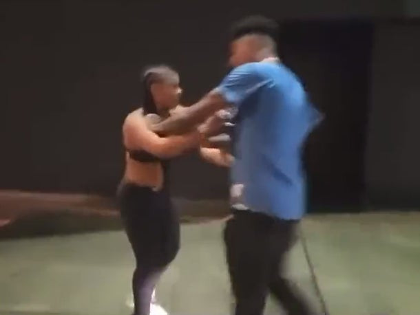 Blueface physically fights girlfriend Chrisean Rock in public (video)