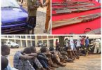 Police parade 8 notorious Shila group members and 23 other suspects in Adamawa
