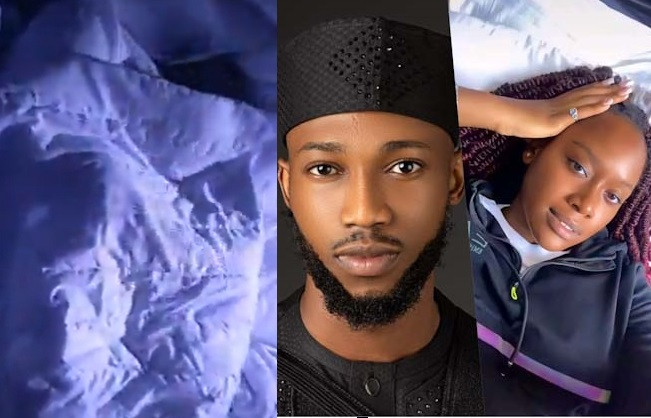 BBNaija: Daniella and Dotun get cozy in HOH lounge weeks after her love interest, Khalid, got evicted from the show (video)